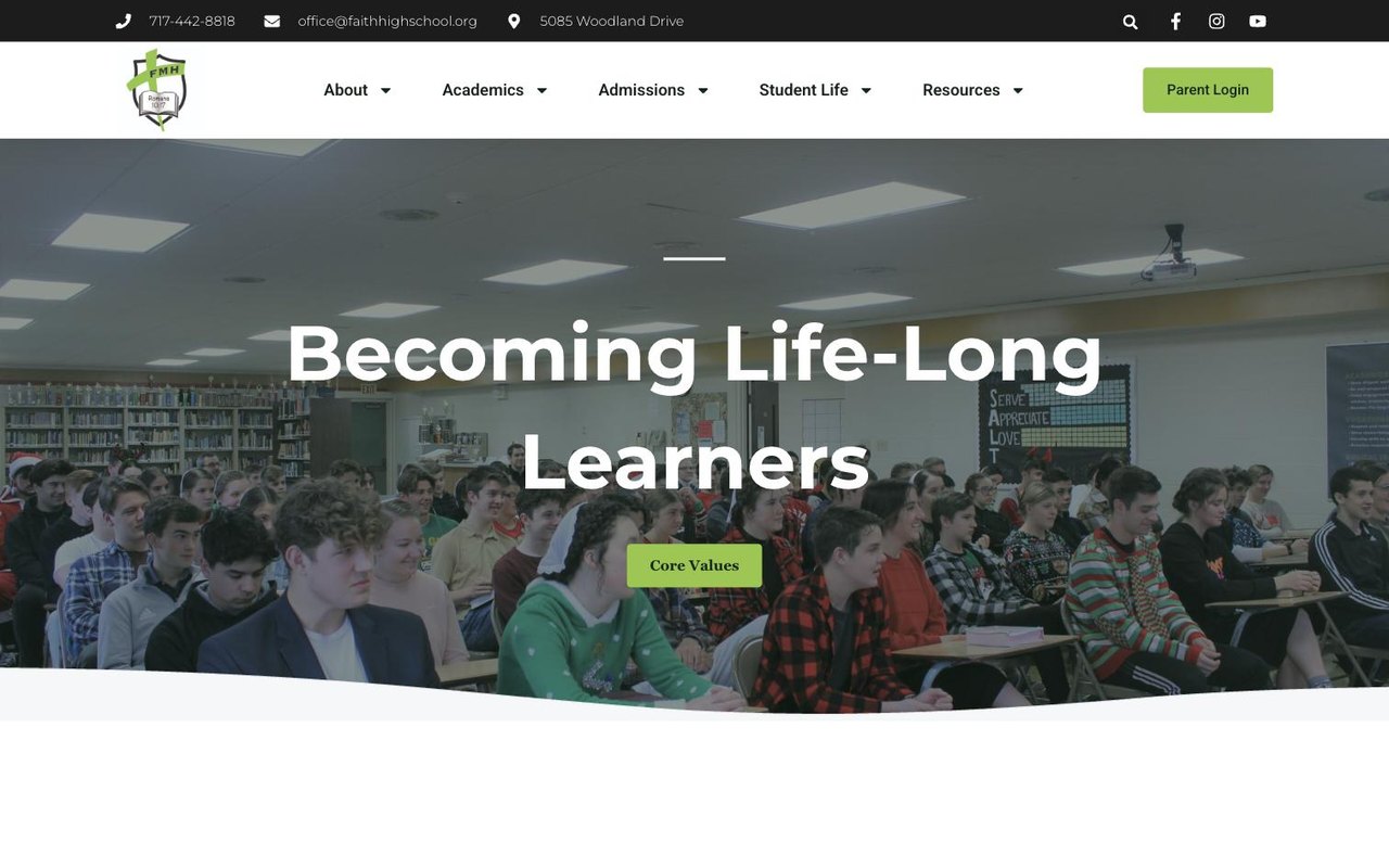 Faith Mennonite High School website