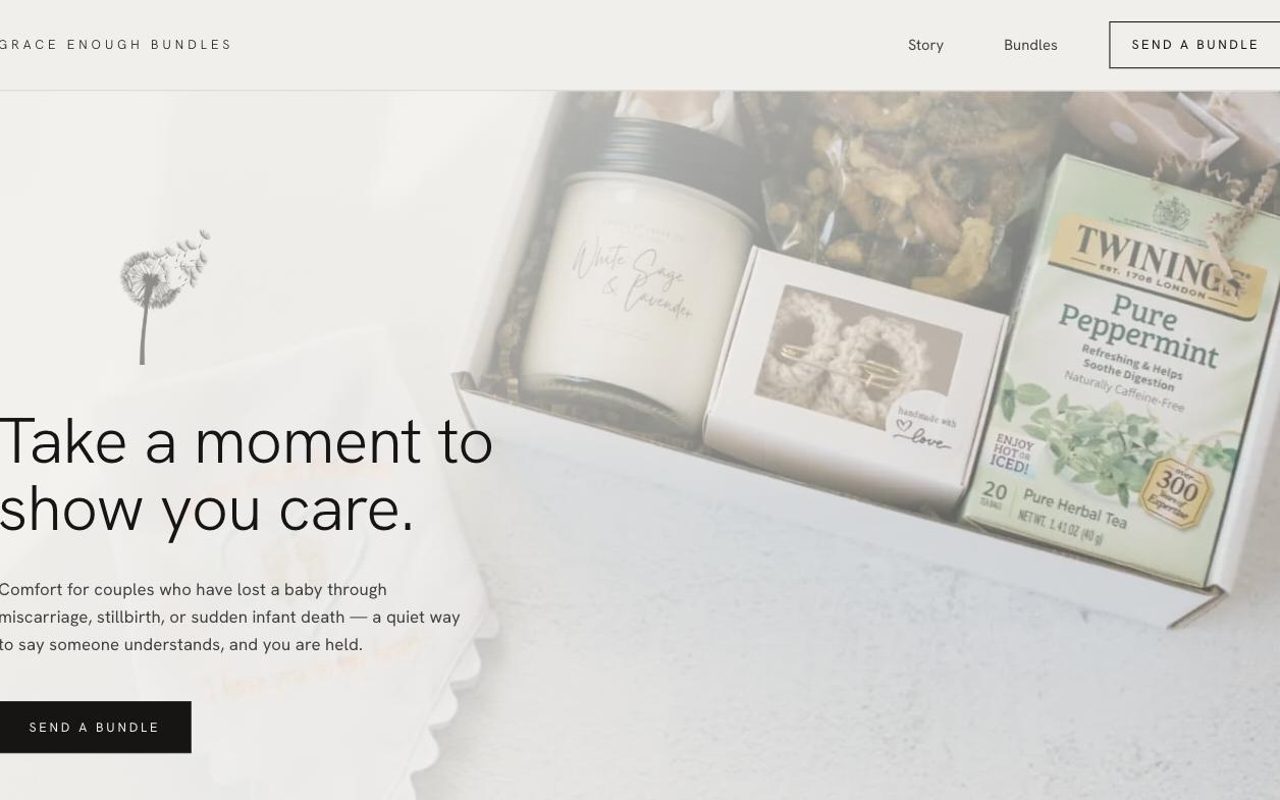 Grace Enough Bundles website