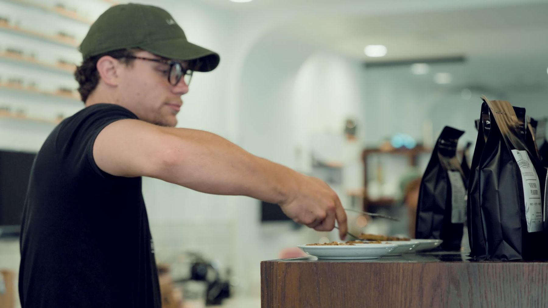Barista at Shepherd's Cup